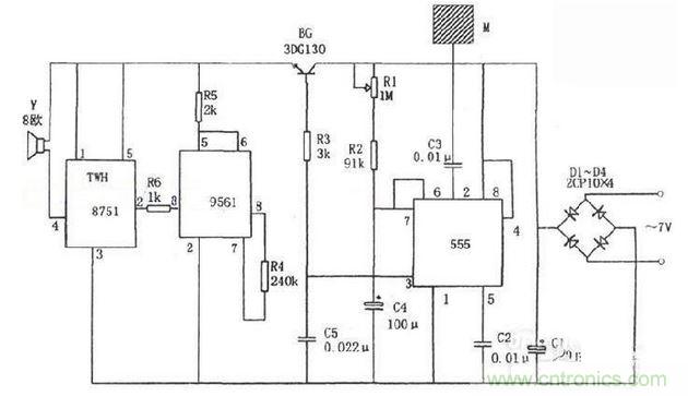 一款觸摸式防盜報警器電路設(shè)計