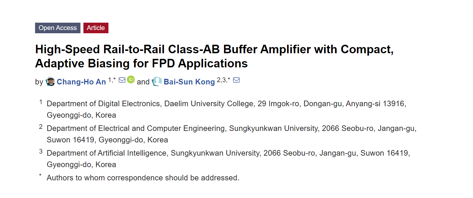 新型Class-AB緩沖放大器，適用于FPD應用