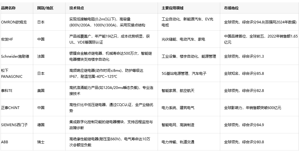 電力繼電器技術(shù)全景：原理、選型與品牌戰(zhàn)略