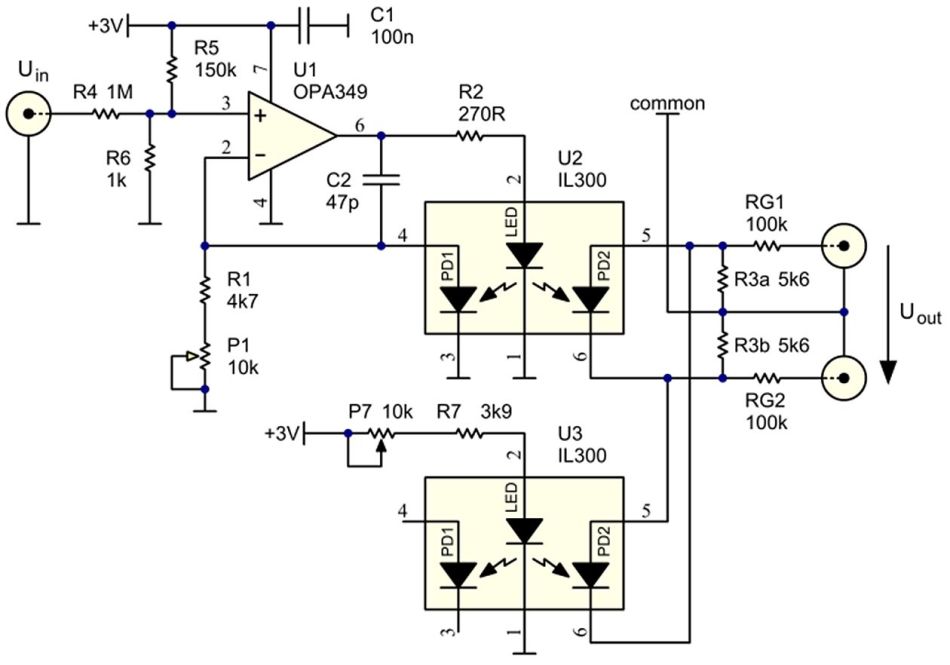 用于測試儀表放大器的差分光隔離驅(qū)動(dòng)器 用于測試儀表放大器的差分光隔離驅(qū)動(dòng)器