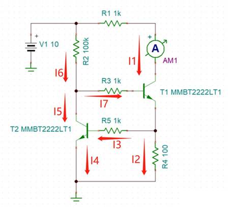2個NPN三極管組成的恒流電路，如何工作？
