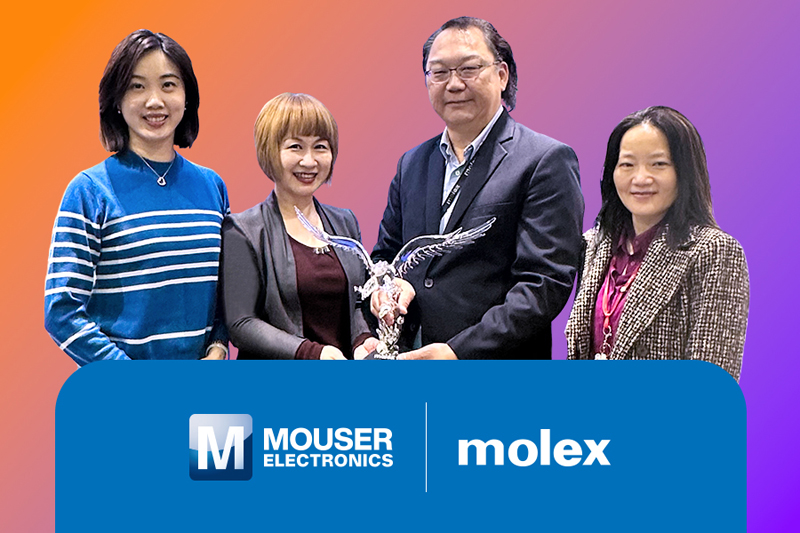 七連冠！貿(mào)澤電子蟬聯(lián)Molex亞太區(qū)年度電子目錄代理商大獎